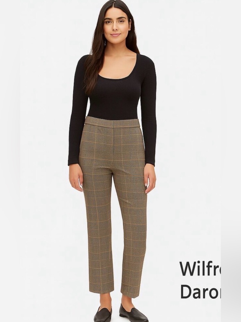 Wilfred Darontal Plaid Trouser Pull on Pant